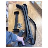 SCITOO Universal Golf Bag Holder for Golf Cart Rear Seat-Black