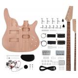 $220 Double Neck DIY Guitar & Bass Kit, 6/4-String, RH