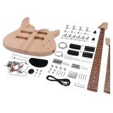 $220 Double Neck DIY Guitar & Bass Kit, 6/4-String, RH