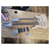$220 Double Neck DIY Guitar & Bass Kit, 6/4-String, RH