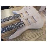 $220 Double Neck DIY Guitar & Bass Kit, 6/4-String, RH