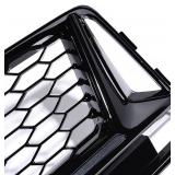 Astra Depot Front Bumper Glossy Black Mesh Grille for S4 B9