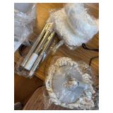 MASTERTOP Spin Mop Bucket, Wringer, 50.4" Handle, 3 Mop Pads