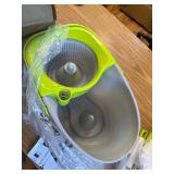 MASTERTOP Spin Mop Bucket, Wringer, 50.4" Handle, 3 Mop Pads