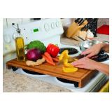 $48 Camco Bamboo Stove Top Work Surface with Adjustable Legs