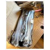 4-Tier Storage Shelves, Unit, 33W x 12.6D x 57.2H, Black