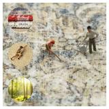 $100 Washable 8x10 Area Rug - Ultra Soft Faux Wool, Non-Slip, Low Pile