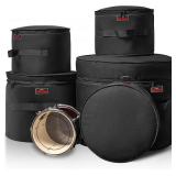 $70 5-Piece Drum Case Set:Padded Bags for 22Kick,12/13/16Toms,14Snare