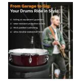 $70 5-Piece Drum Case Set:Padded Bags for 22Kick,12/13/16Toms,14Snare