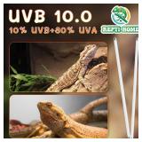 T5 UVB Reptile Light 39W 10.0 UVA Bulb (2-Pack) Bearded Dragon
