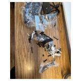 $60 2-Pack Narrow Console Table w/ Charging, Greige