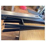 $60 2-Pack Narrow Console Table w/ Charging, Greige