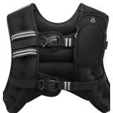 ZELUS Weighted Vest, 30lb, Reflective, Workout & Training