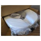 Carex E-Z Lock Raised Toilet Seat with Handles, 5" Riser