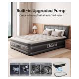 $80 OhGeni Air Mattress Queen with Built-in Pump, 650 lbs