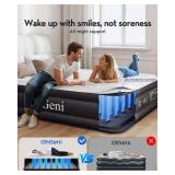 $80 OhGeni Air Mattress Queen with Built-in Pump, 650 lbs