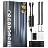 $137 4000+ Miles Indoor TV Antenna for Smart TV, 52ft Coax, 4K/1080p
