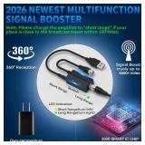 $137 4000+ Miles Indoor TV Antenna for Smart TV, 52ft Coax, 4K/1080p