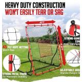 $95 Baseball Rebounder Net, 4x4.5FT, Angles, 2 Strike Zones