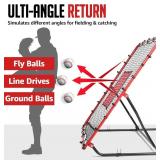 $95 Baseball Rebounder Net, 4x4.5FT, Angles, 2 Strike Zones