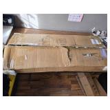 $120 Overbed Desk with Wheels, Adjustable Height & Tiltable Tabletop