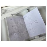 $120 Overbed Desk with Wheels, Adjustable Height & Tiltable Tabletop