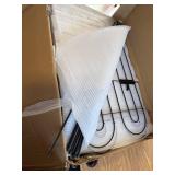 $130 10 Panels Garden Tube Fence with Gate, 42in H x 21.6ft L