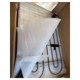 $130 10 Panels Garden Tube Fence with Gate, 42in H x 21.6ft L