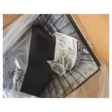 $63 PUSDON 4-Tier Stackable Storage Baskets, Anti-Rust Rack, Black