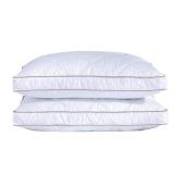puredown Goose Feathers & Down Pillow, Gusseted King, Set of 2