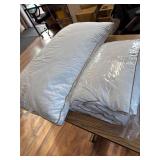 puredown Goose Feathers & Down Pillow, Gusseted King, Set of 2