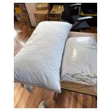 puredown Goose Feathers & Down Pillow, Gusseted King, Set of 2