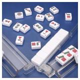 Mahjong Racks with Pushers - Rotating Pushers, 4-Piece Set
