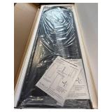 $50 Over-the-Door Full Length Mirror 50x16, Black (Bed/Liv/Bath)