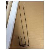 $50 Over-the-Door Full Length Mirror 50x16, Black (Bed/Liv/Bath)