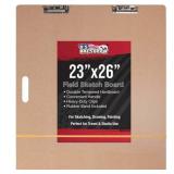 $46 US Art Supply 23x26 Field Sketch Tote Board w/ Heavy-Duty Clip