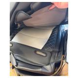 $220 Ford F-150 Seat Covers, Leather, Black/Gray, Custom Fit
