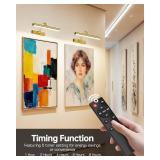 Picture Lights for Wall, 16.5in Rechargeable Art Light with Remote