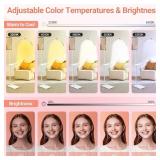 $58 LIONVISON Half Moon Lash Light 6500K LED Ring Light w/ Tray