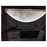 $58 LIONVISON Half Moon Lash Light 6500K LED Ring Light w/ Tray