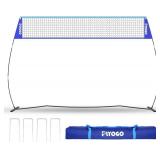 $55 Volleyball Net, 14FT Freestanding for Backyard, Adjustable Height