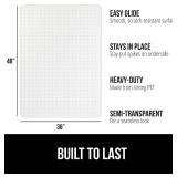 $80 GORILLA GRIP Slip Resistant Office Chair Mat for Carpeted Floors