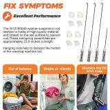 W10780048 Washer Suspension Rod Kit for Whirlpool, Kenmore, Maytag