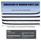 $56 Front Door Weatherstrip Kit with Felt Trim & Run Channel Seal