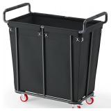 $72 Laundry Hamper with Wheels, 360L Rolling Basket, 95.1 Gal