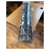 $80 Welded Wire Fence 50ft x 48in, PVC Coated 16GA Mesh, Black