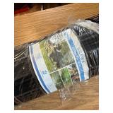 $80 Welded Wire Fence 50ft x 48in, PVC Coated 16GA Mesh, Black