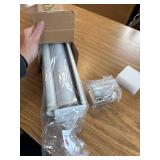 $63 Persilux Blackout Zebra Blinds 23x47 White, Cordless Zebra Shades