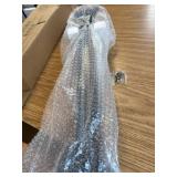 $68 Pull-Out Pot Rack 22" Organizer with 16 Hooks, Aluminum Alloy