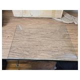 24 3/8" x 17 5/16" x 1/8" Piece of Tempered Glass